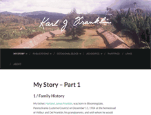 Tablet Screenshot of karlfranklin.com